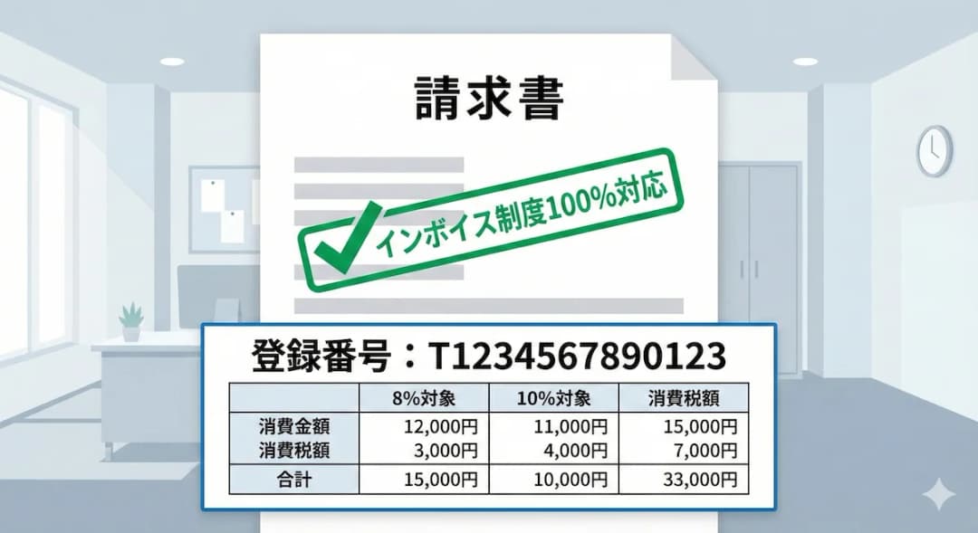 インボイス制度100%対応